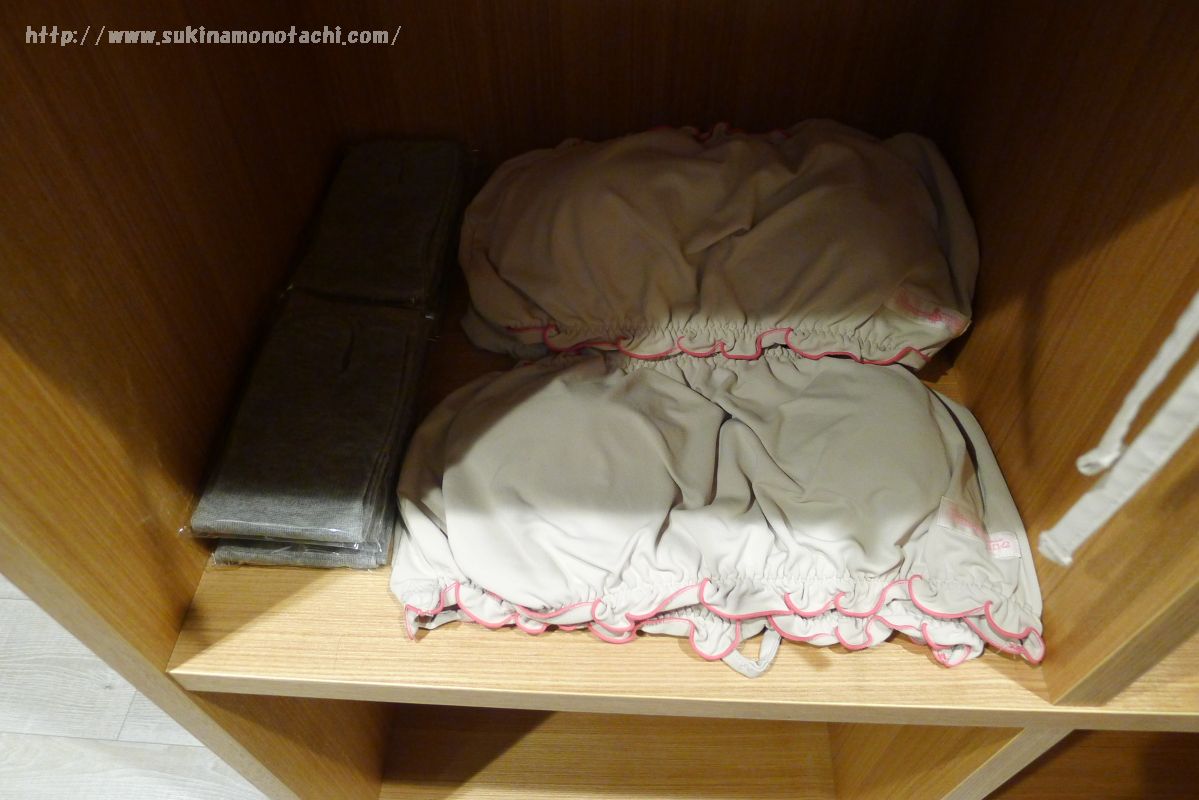 萃 sui-諏訪湖(すい すわこ）の展望露天風呂「綿雫」で入浴時に着用する湯あみとブラ