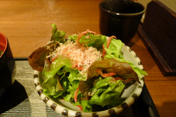神楽坂_翔山亭ランチ セットサラダ