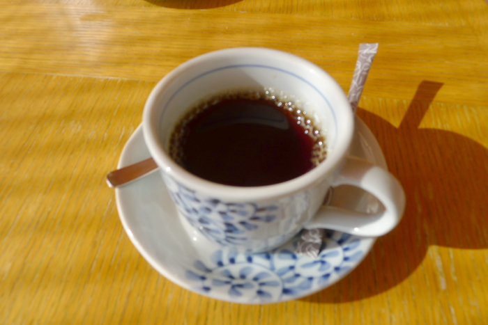 皆生温泉の松月でいただいたコーヒー