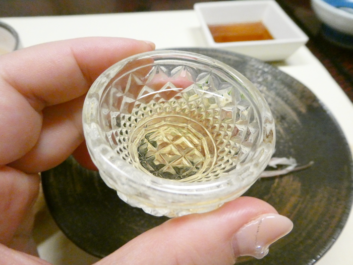 淡路島うめ丸の夕食　酢の物