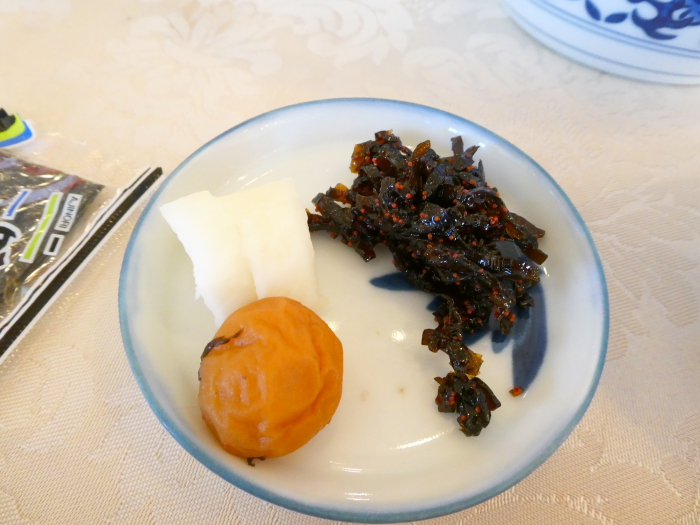 淡路島_うめ丸朝食　お漬物