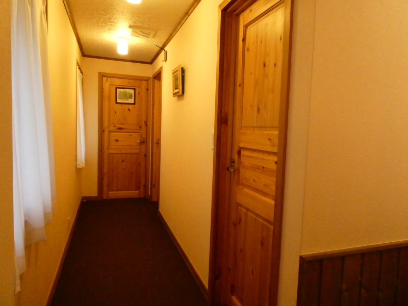 オーベルジュミヨーの2階の廊下