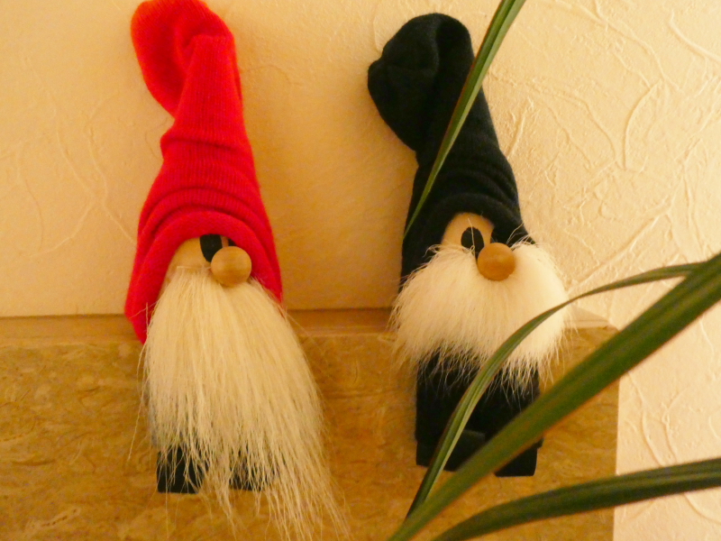 伊豆高原オーベルジュミヨーのレストランに飾られた人形