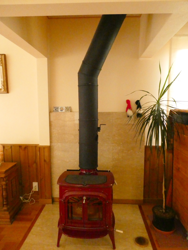 伊豆高原オーベルジュミヨーのレストランにある暖炉