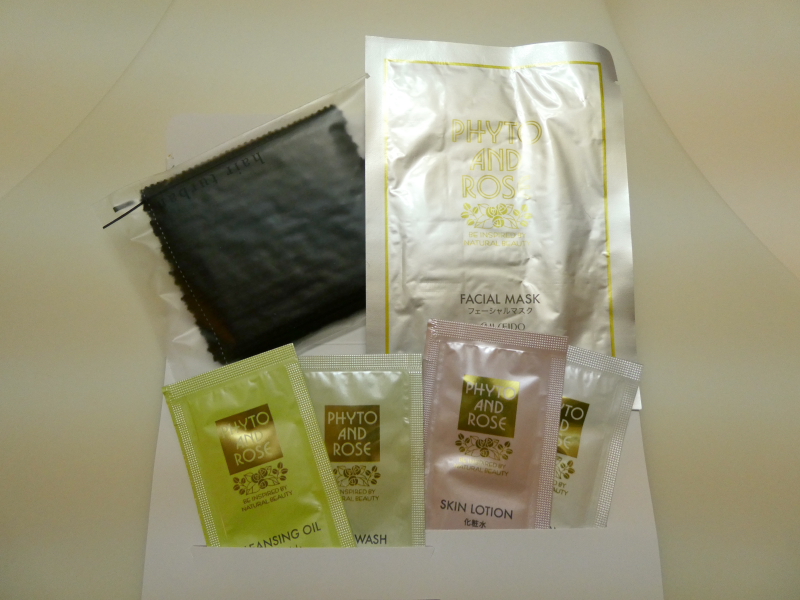 伊豆高原オーベルジュミヨーのスキンケアセットは資生堂の商品