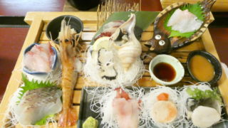 平潟港温泉まるみつ_夕食 御造り