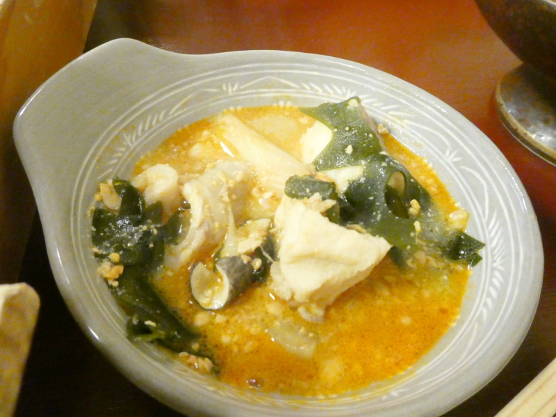 平潟港温泉まるみつ_夕食 どぶ汁