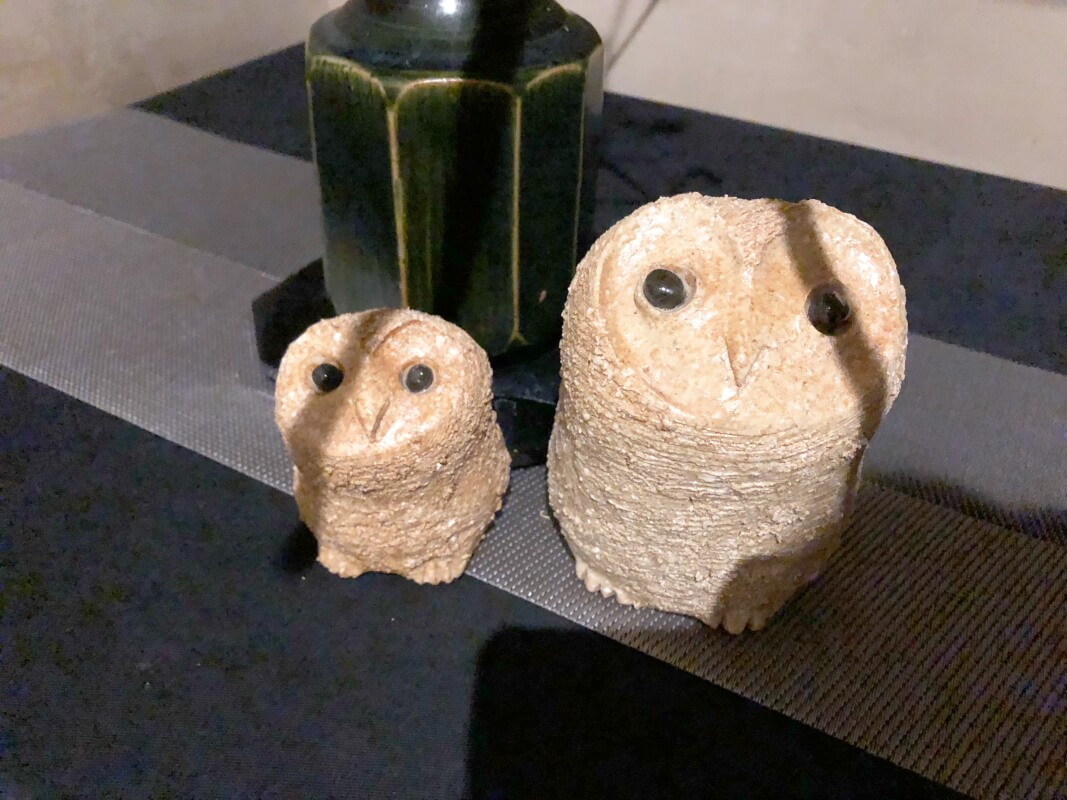 伊香保_香雲館のふくろうのおきもの