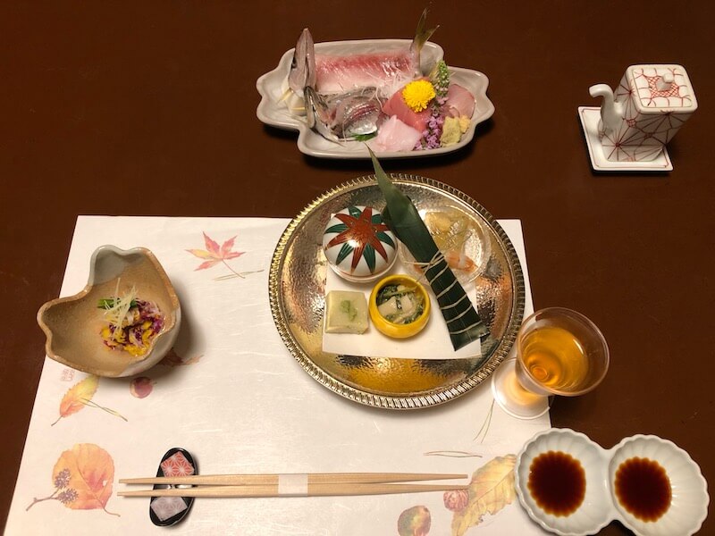 熱海温泉　新かどやの夕食