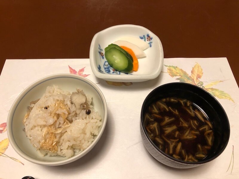 熱海温泉　新かどやの夕食