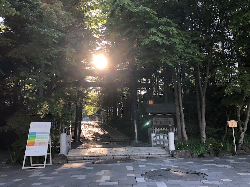 諏訪大社下社秋宮_朝御饌祭（あさみげさい）