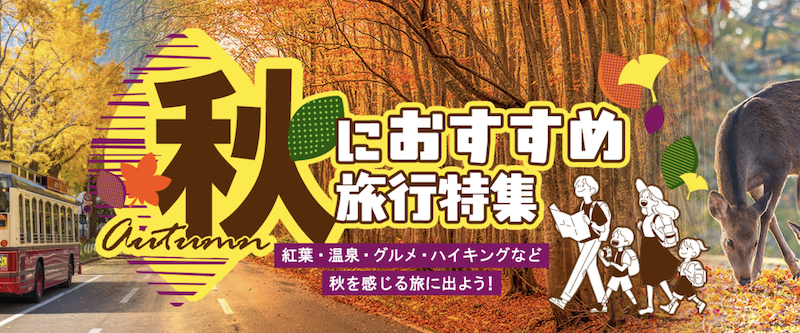 近ツー｜秋におすすめの国内旅行